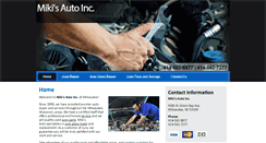 Desktop Screenshot of mikisautoinc.com